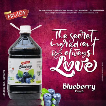 Blue Berry Crush Manufacturer in Rajasthan, India, Haryana, Goa